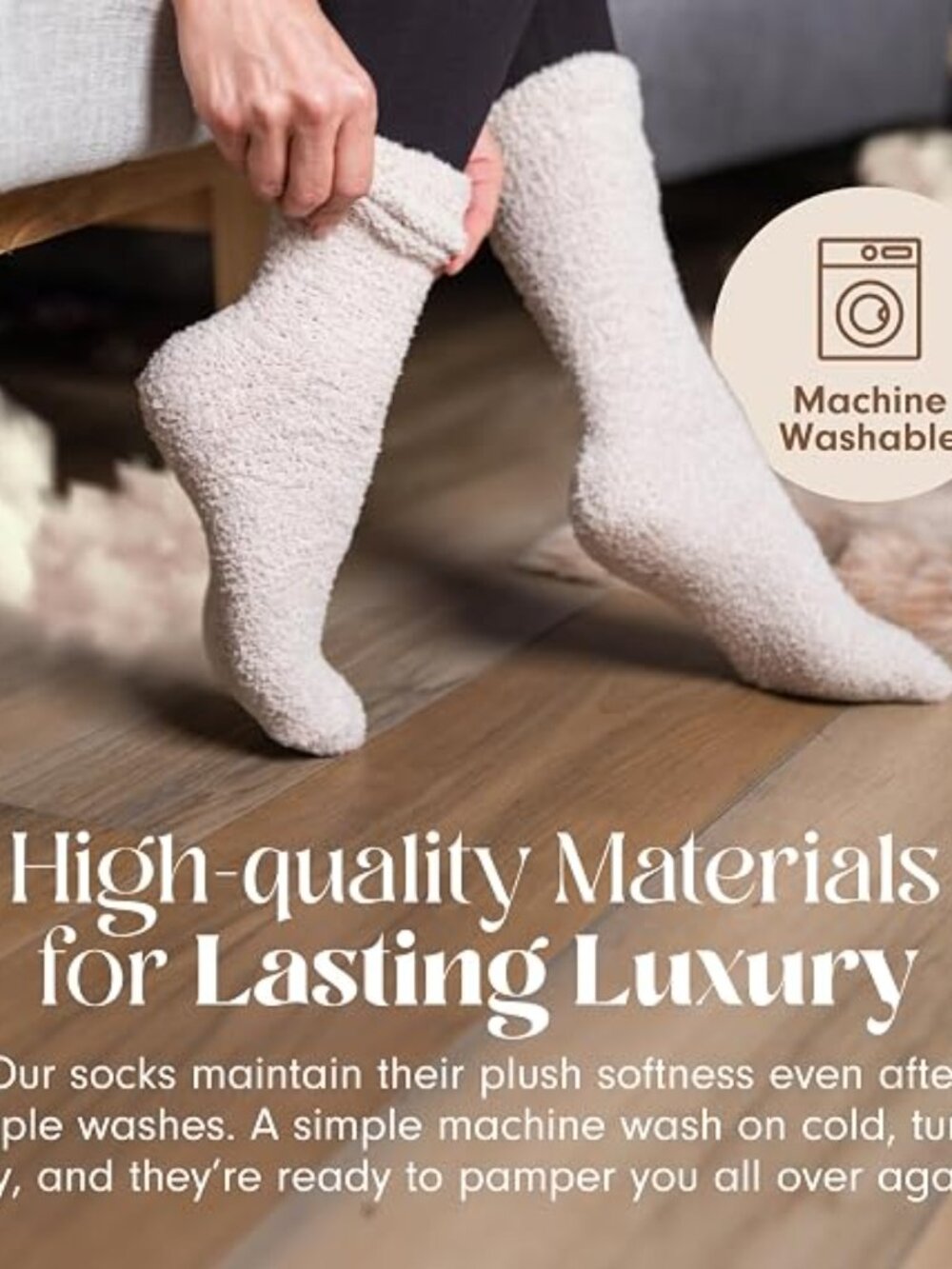 Unboxme Gifts Warm & Cozy Ultra-Luxe Cloud Fuzzy Socks, Gifts for Women